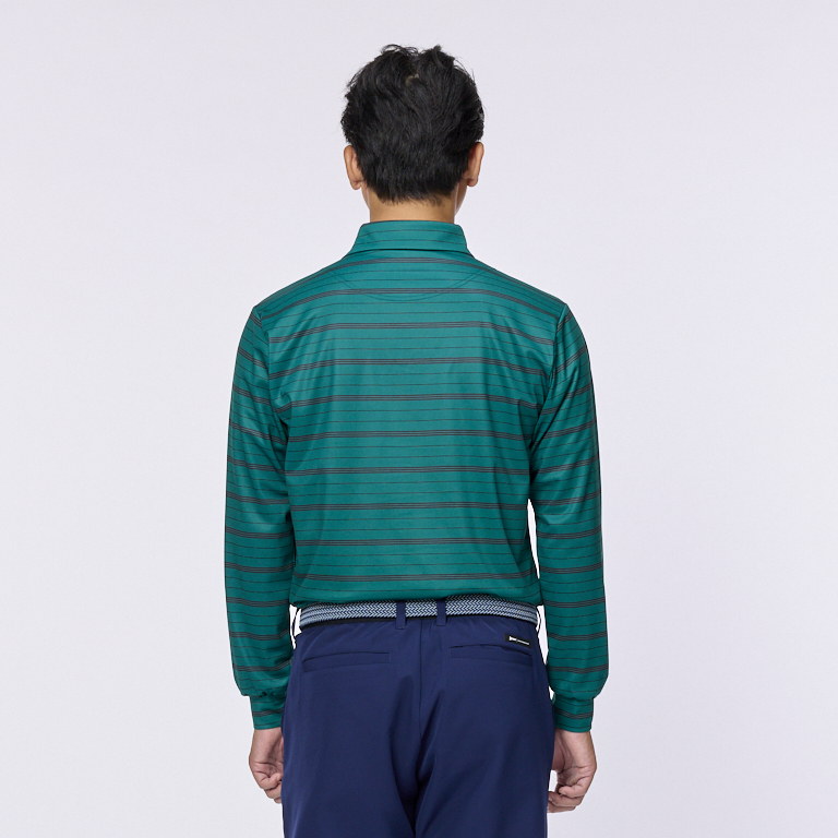 スリクソン マイクロボーダープリント長袖シャツ SMS5356M【M